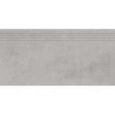 Concrete Grey Engraved Stair сходинка 39,7×79,7×0,8 см, Cerrad
