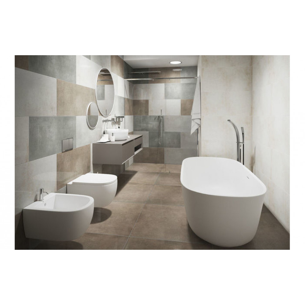 Lukka Bianco матова підлогова 79,7×39,7×0,9 см, Cerrad