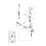 32832000 Grohe Eurosmart Cosmopolitan Змішувач одноважільний для ванни з душовим набором