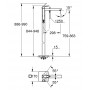 23672001 Grohe Eurocube Одноважільний змішувач для ванни, підлогового монтажу