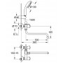 2679210A Grohe Costa S Змішувач для ванни, двохвентильний з душовим набором