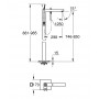 23667001 Grohe Eurocube Joy Одноважільний змішувач для ванни, підлогового монтажу