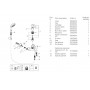 3330220A Grohe Eurosmart New Одноважільний змішувач для ванни + душовий набір