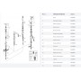 19897001 Grohe Eurocube Змішувач для ванни, одноважільний на 4 отвори