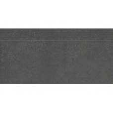 Concrete Anthracite Engraved Stair сходинка 29,7×59,7×0,8 см, Cerrad