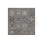 Softcement Graphite Poler Decor Patchwork декор 59,7×59,7 см, Cerrad