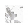 Calacatta White Satyna мозаїка 29,7×29,7 см, Cerrad
