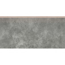 Apenino Antracyt Rect. Engraved Stair сходинка 29,7×59,7×0,85 см, Cerrad