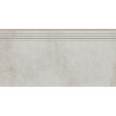 Lukka Bianco Engraved Stair сходинка 39,7×79,7×0,9 см, Cerrad