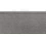 Concrete Graphite Engraved Stair сходинка 39,7×79,7×0,8 см, Cerrad