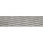 Masterstone Silver Poler Decor Waves полірована підлогова 29,7×119,7×0,8 см, Cerrad