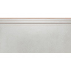 Tassero Bianco Lappato Engraved Stair сходинка 29,7×59,7×0,85 см, Cerrad