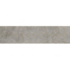 Softcement Silver Decor Geo Rect. декор 29,7×119,7 см, Cerrad